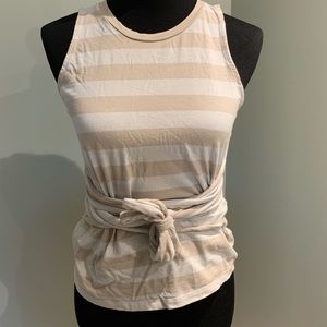 Cute wrap sleeveless top